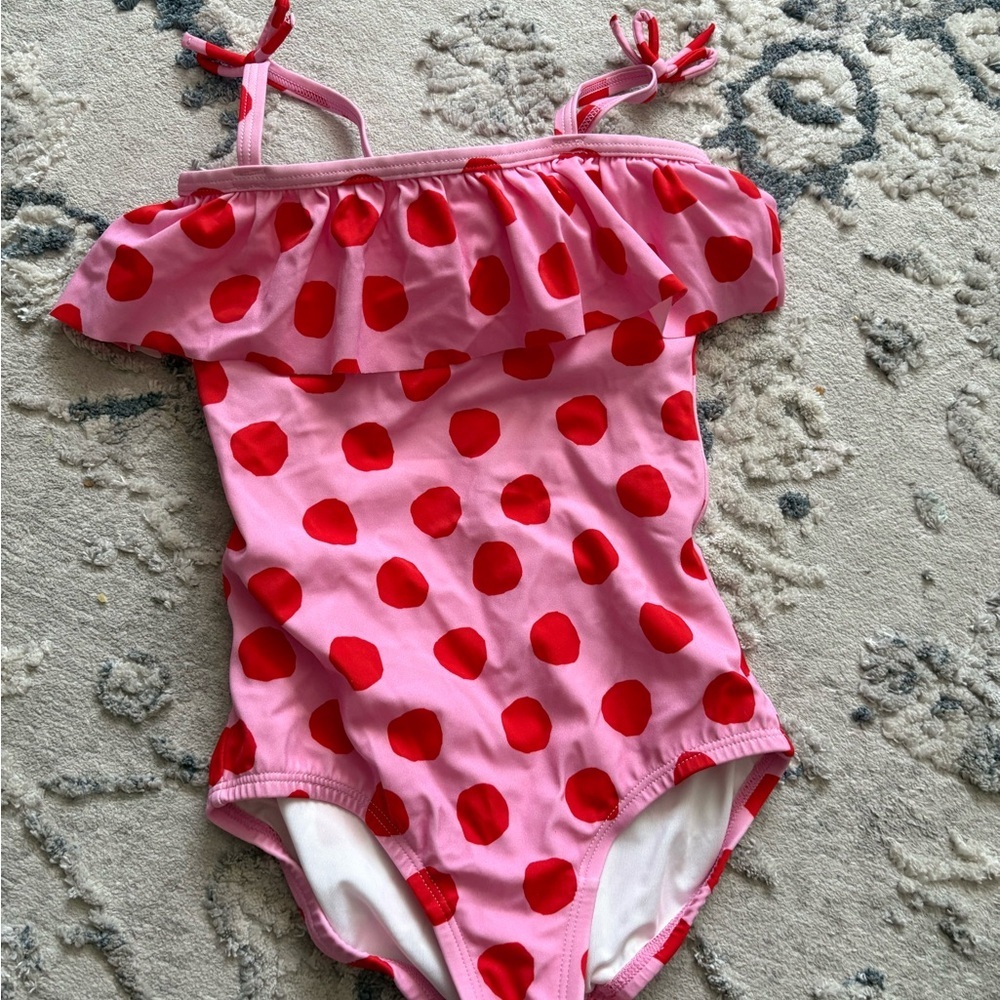 Hanna Andersson Pink and Red Swimsuit